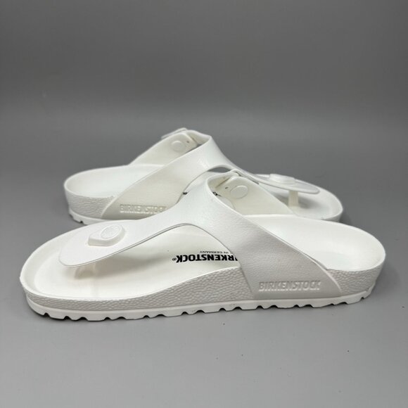 Birkenstock Gizeh EVA Sandals Womens Size 7 White Thong - Picture 2 of 7